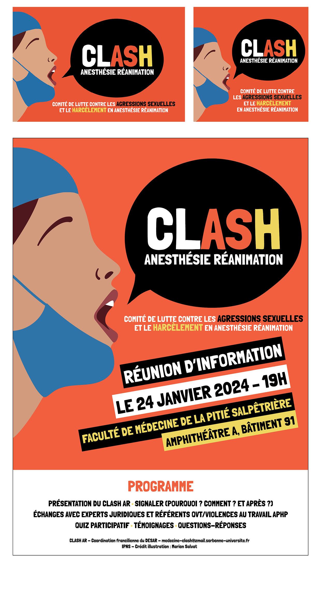 CLASH AR - Logotype et affiche