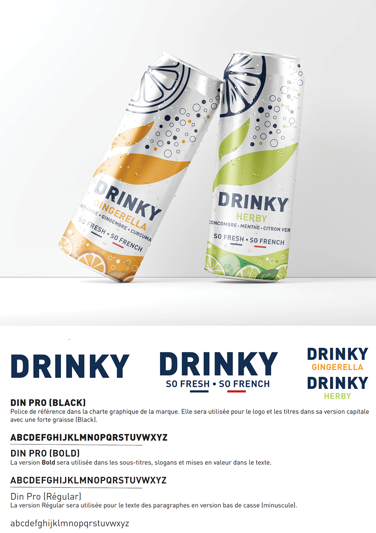 DRINKY - Identité visuelle - Branding