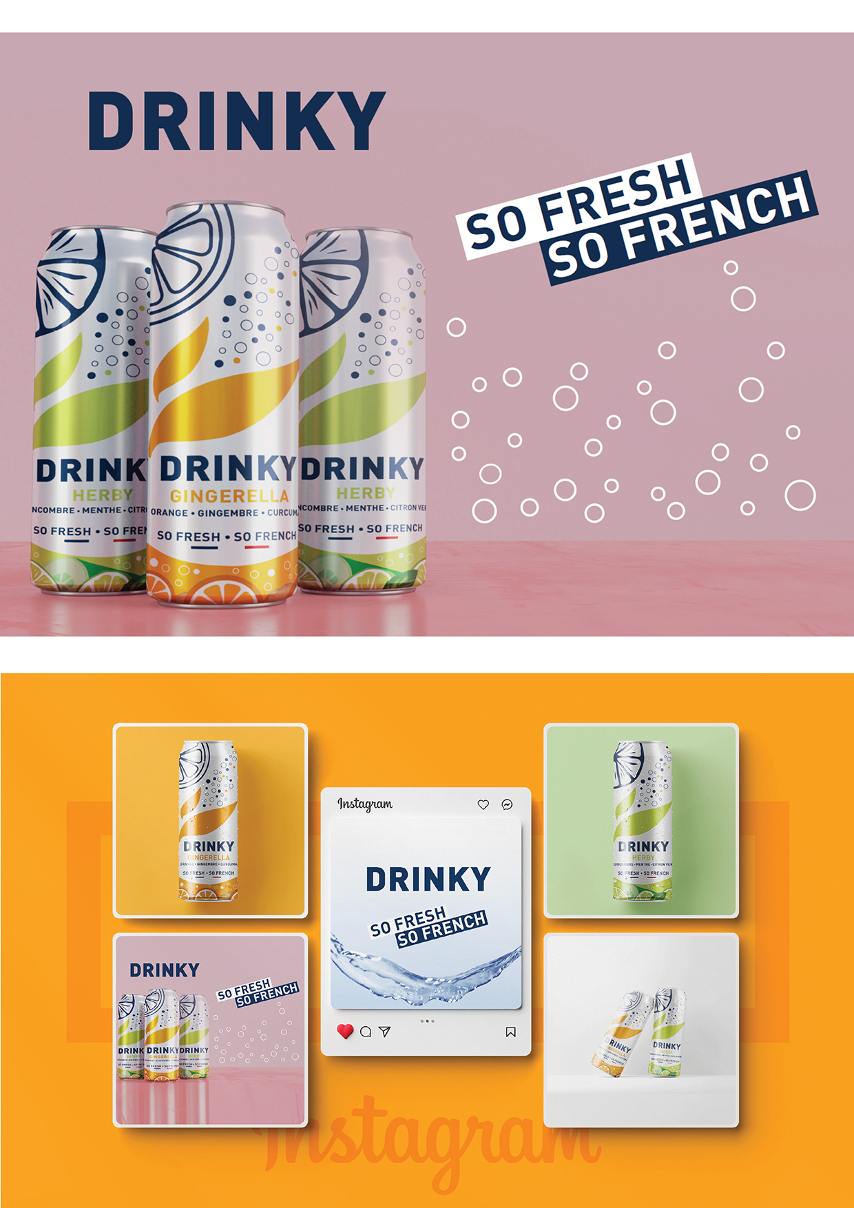 DRINKY - Identité visuelle - Branding