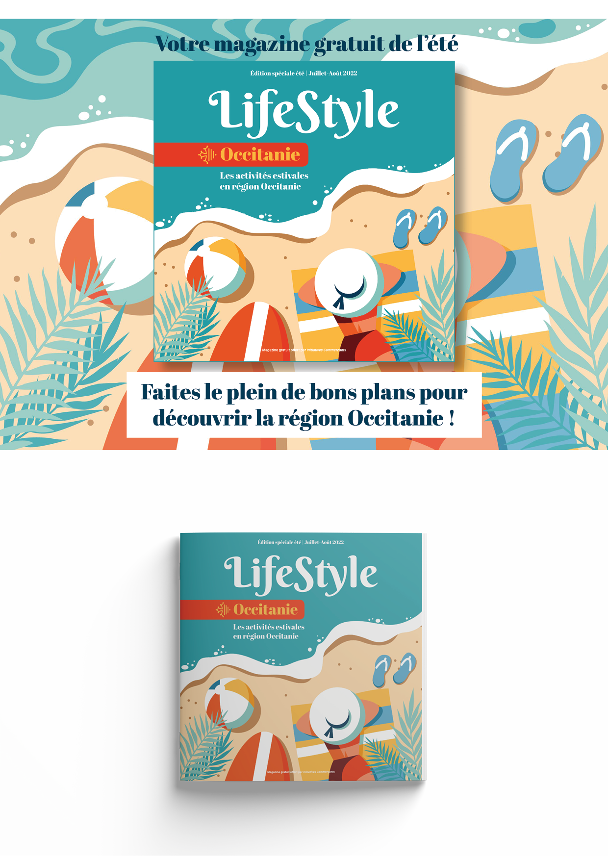 Magazine Lifetsyle - identité visuelle