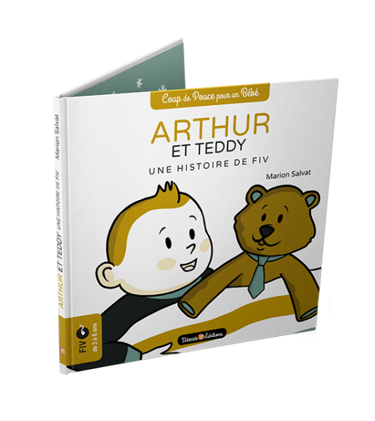 Arthur et Teddy un histoire de FIV - Marion Salvat | Illustratrice & Designer Graphique