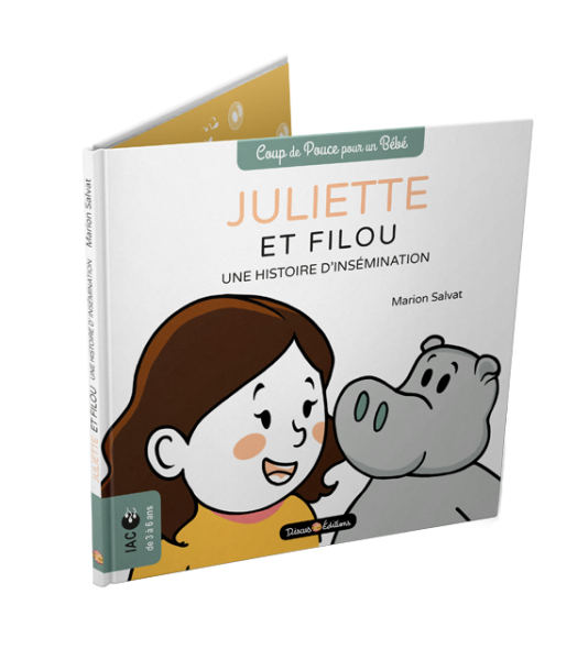 Juliette et Filou une histoire d'insémination - Marion Salvat | Illustratrice & Designer Graphique