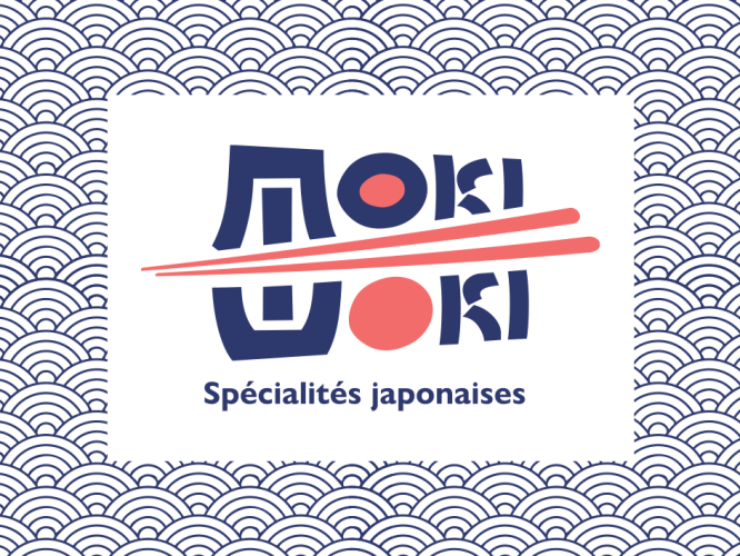 Identité visuelle du restaurant japonais MOKI WOKI